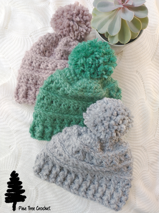 Winter Kisses Hat | A Free Crochet Pattern | Cozy Crochet